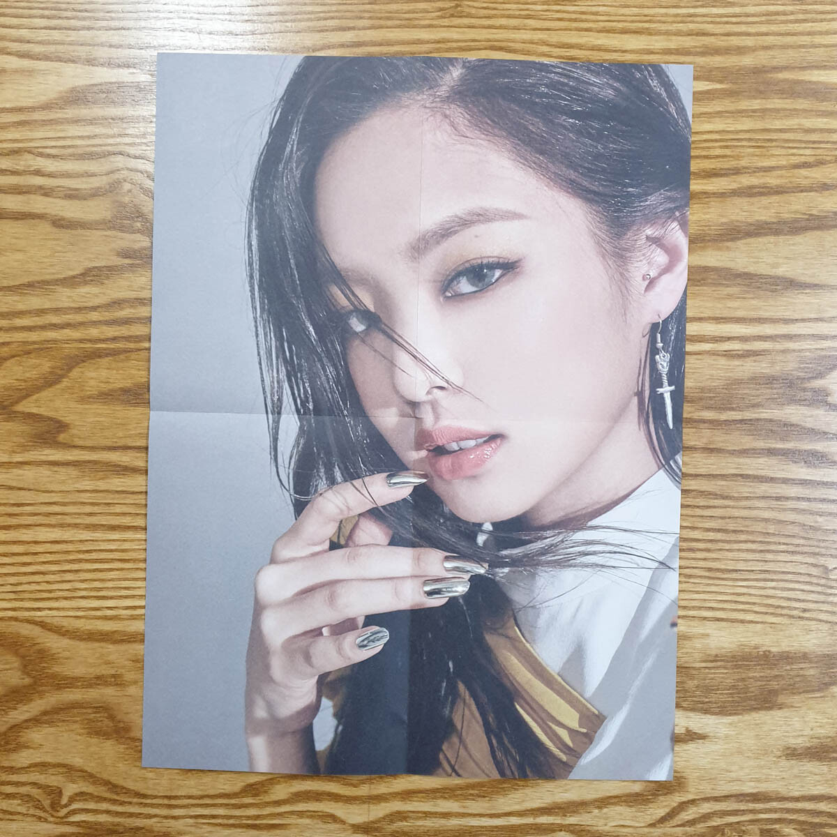 Jennie Official Mini Poster BlackPink Kill This Love Folded Kpop