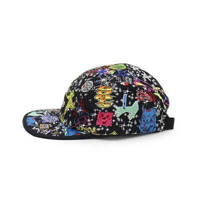 Supreme AOI Embroidered Camp Cap Black | eBay