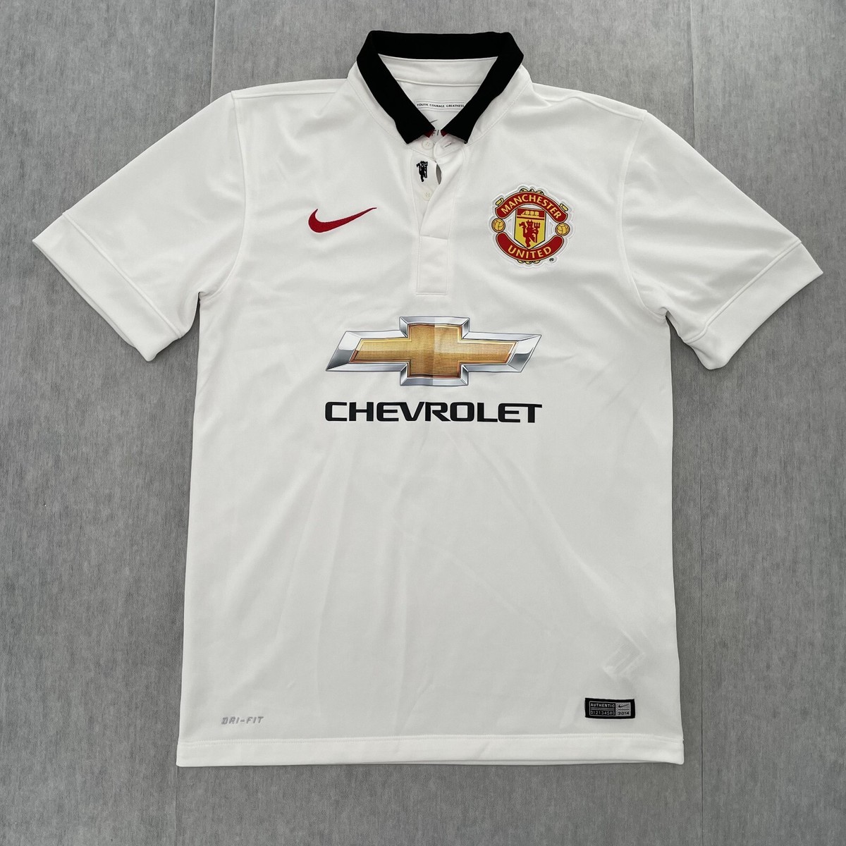 Manchester United Jersey Shirt Adult Small White Michael Carrick