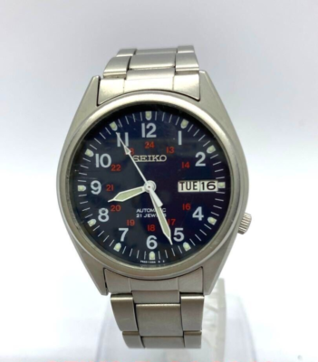 Exc+5] SEIKO 7S26-3060 SKX425 Automatic Green Dial Watch Used