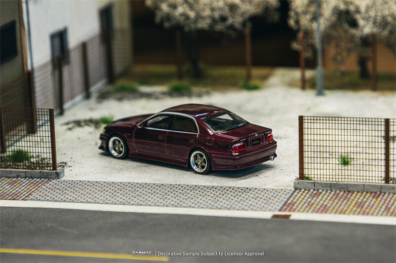 Tarmac Works 1:64 VERTEX Chaser JZX100 Purple Metallic Model Car