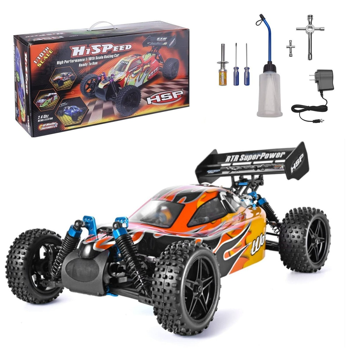 HSP RC Car 1:10 Scale 4wd RC Toys Two Speed Off Road Car Buggy