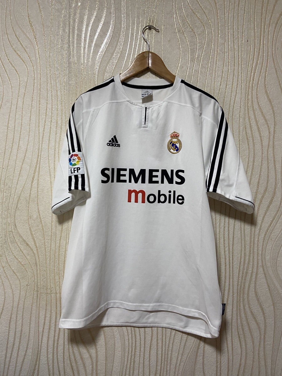 REAL MADRID 2003 2004 HOME FOOTBAL SHIRT SOCCER JERSEY ADIDAS