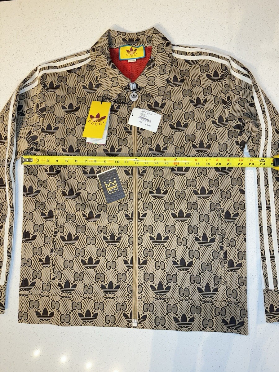 GUCCI X ADIDAS GG TRACK ZIP JACKET MENS SIZE XL | eBay