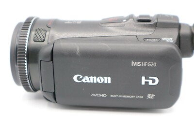 Canon Vixia HF G20 32 GB Camcorder HD Video Digital Camera Black
