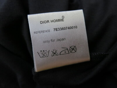 NWT SS07 DIOR HOMME BLACK 