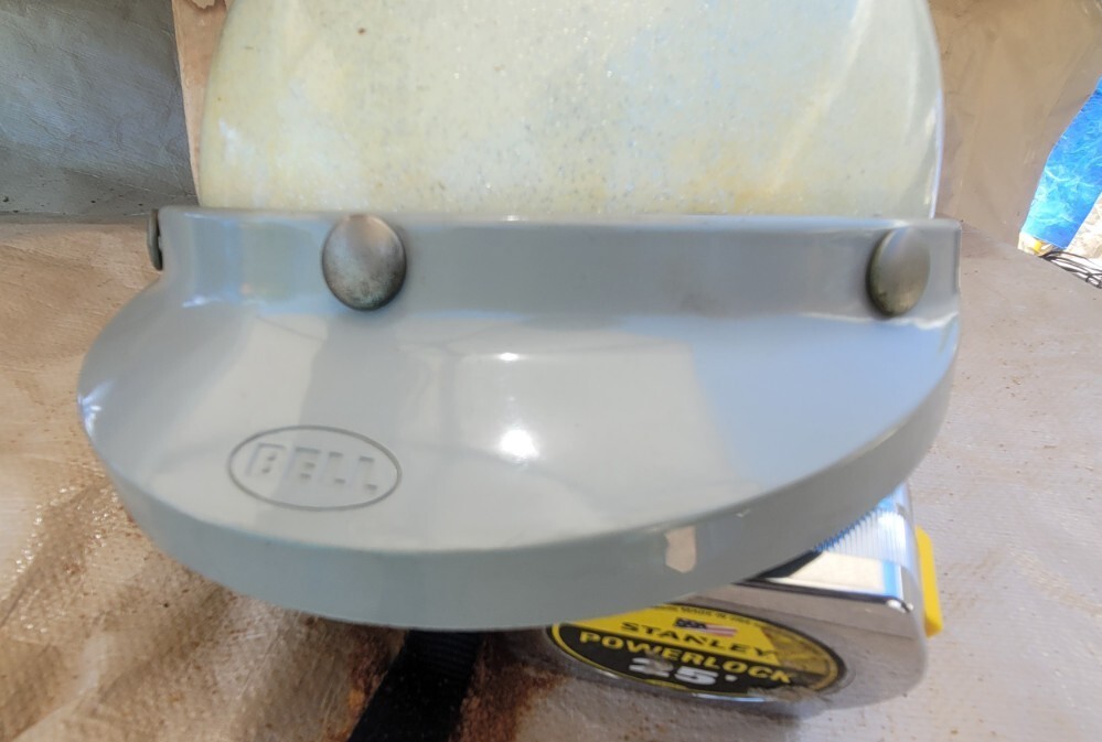 Vintage 1960-70s Bell Toptex Shorty Motorcycle Sparkled Helmet 520