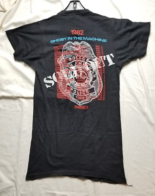 The Police Shirt Vintage 1982 Ghost In The Machine Tour Rock Band