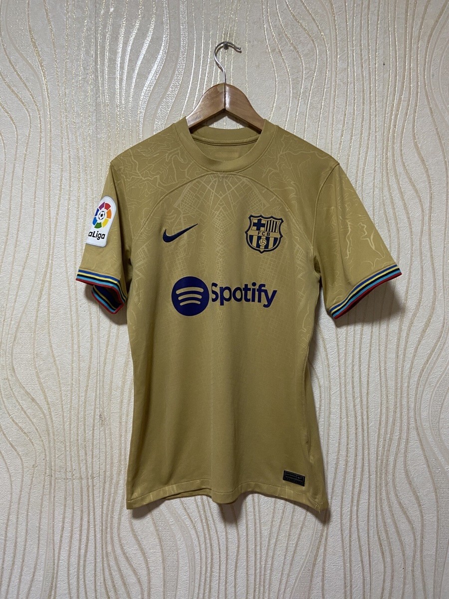BARCELONA 2022 2023 AWAY SHIRT JERSEY NIKE DJ7675-715 sz S MEN #9