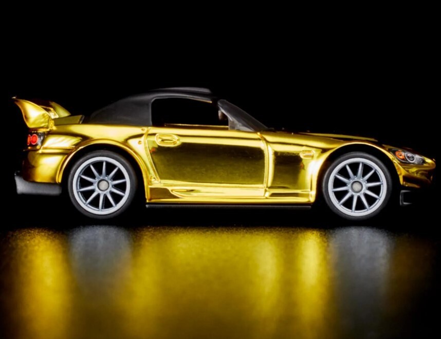 2022 Hot Wheels Red Line Club RLC Exclusive Honda S2000, Gold, Ryu