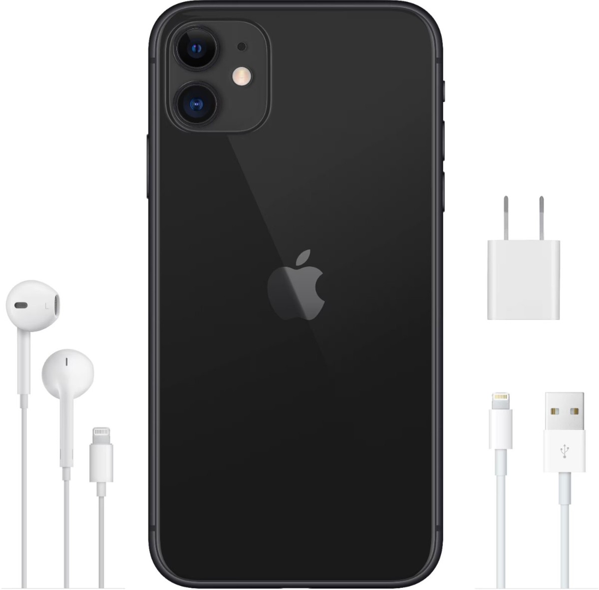 Apple iPhone 11 - 128GB - Factory Unlocked Bundle - Black
