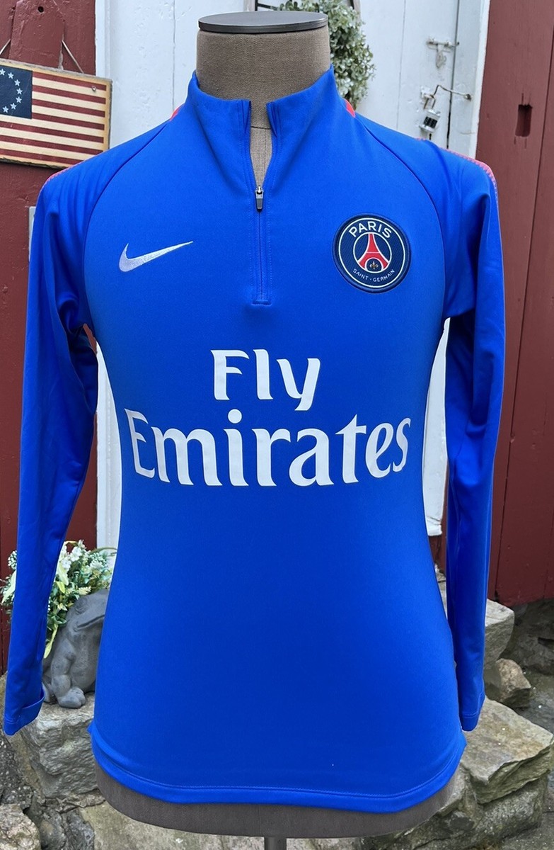 Nike PSG Paris Saint-Germain 2018 1/4 Zip Squad Drill Training Top