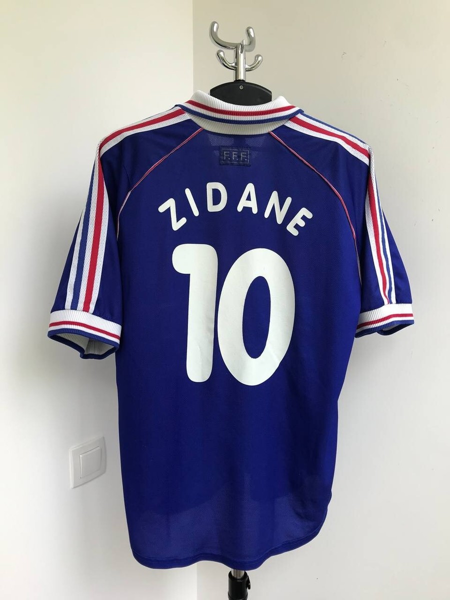FRANCE 1998 2000 WORLD CUP HOME FOOTBALL SHIRT JERSEY ADIDAS