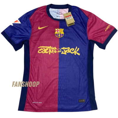 FC BARCELONA x Travis Scott Cactus Jack Limited Edition Jersey