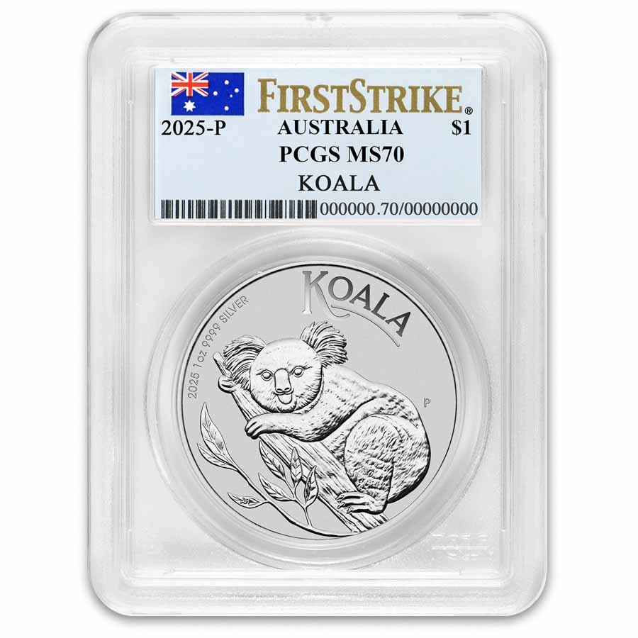 2025 Australia 1 oz Silver Koala PCGS MS-70 (First Strike) | eBay