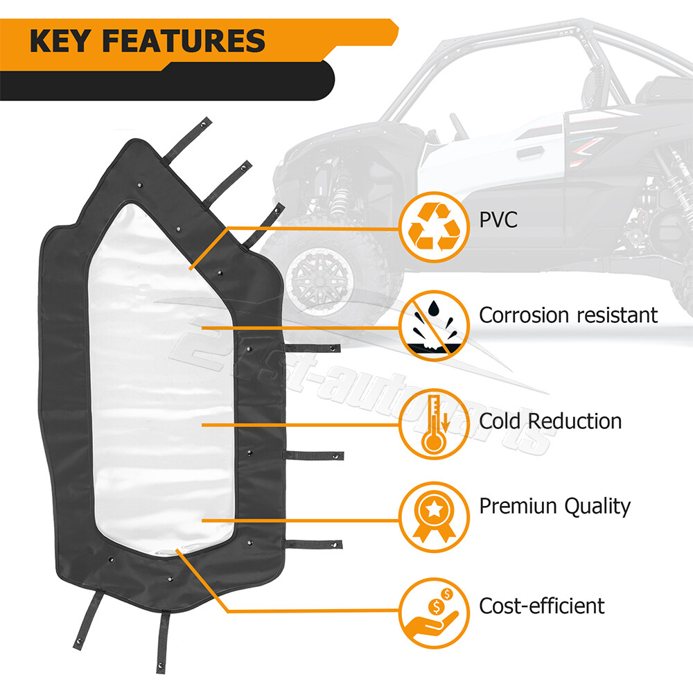 For Kawasaki Teryx KRX 1000 2020-2025 Soft Upper Left & Right Door