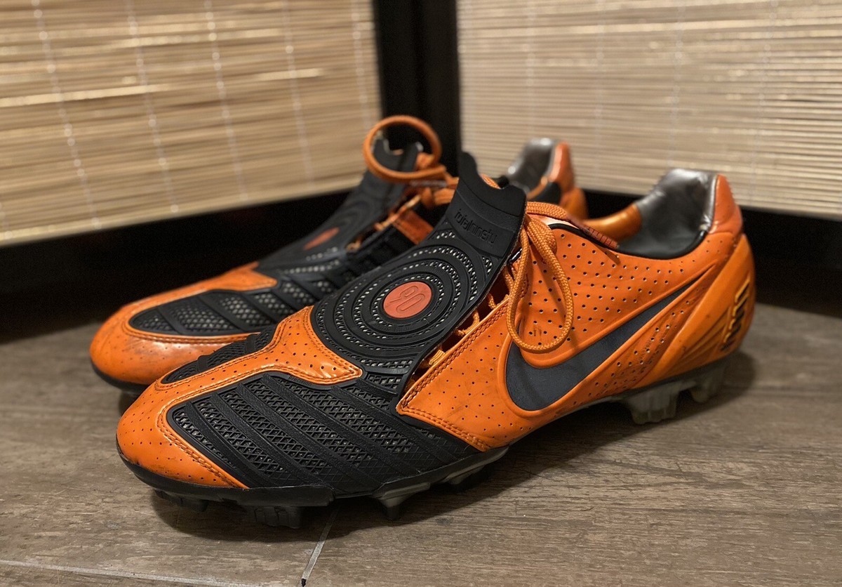 Nike T90 Laser II - Football Soccer Boots Cleats Orange Blaze