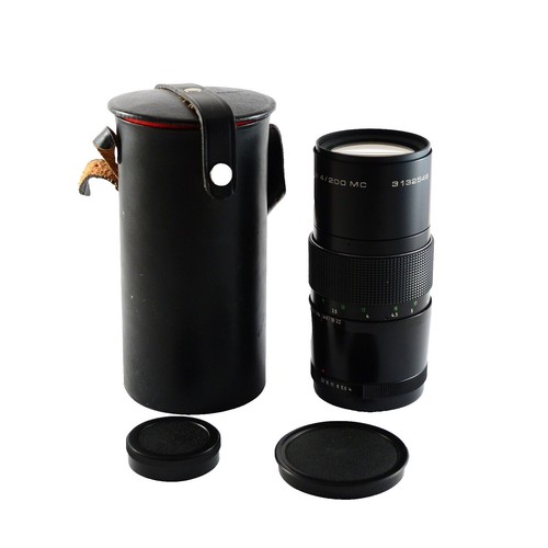 Carl Zeiss Jena Tessar 50mm F2,8 RED T M42 Vintage Lens - 2.8 / 50