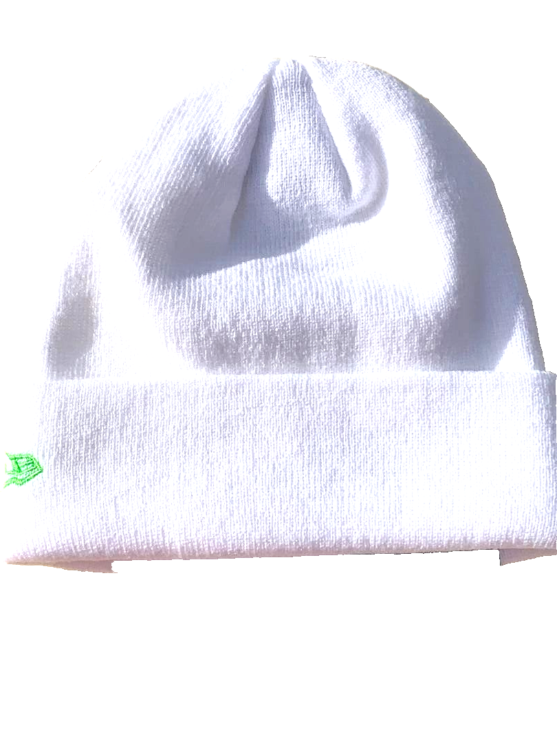 M White Cuffed Beanie Winter Hat MotoGP. Motocross. BMX. MMA.X