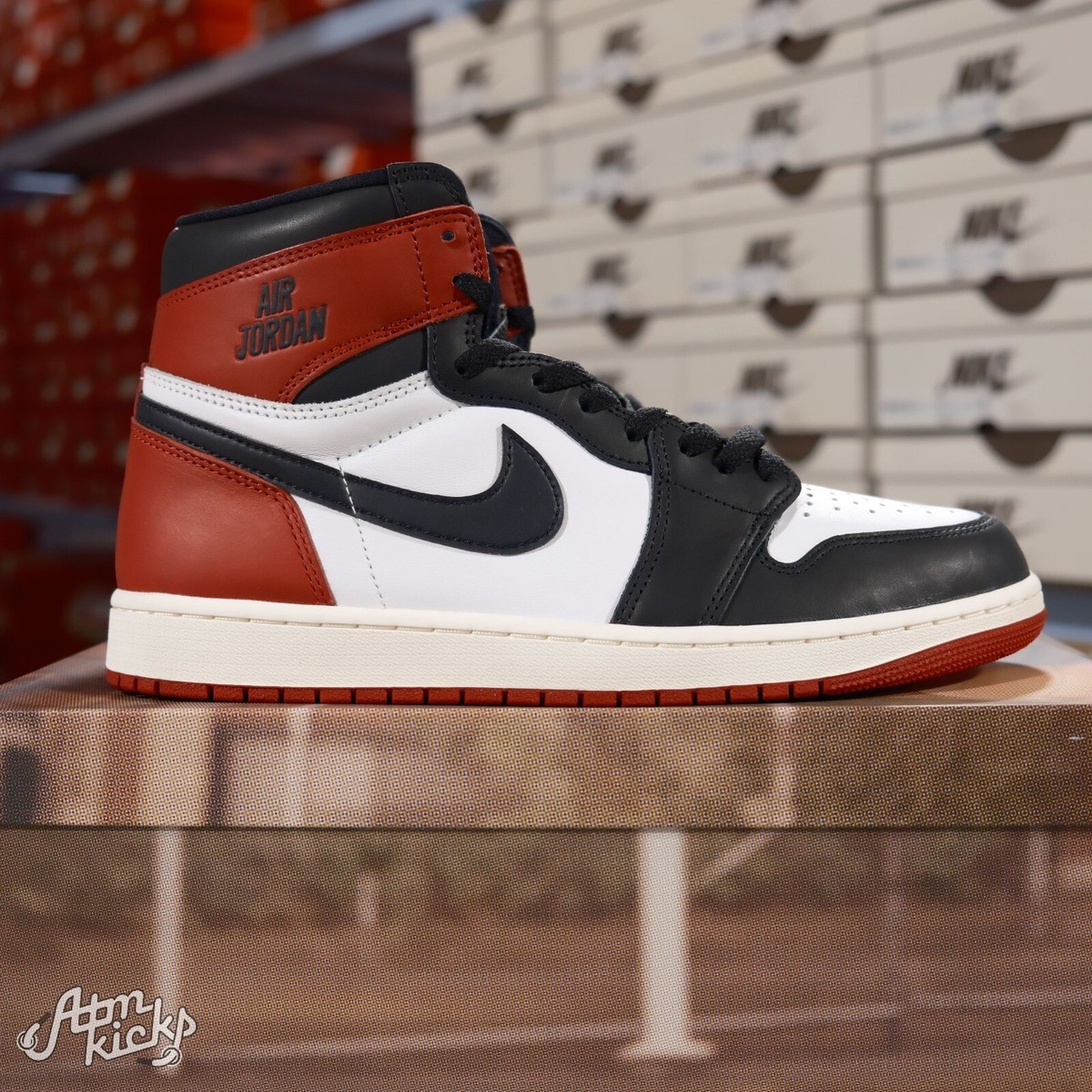 Jordan 1 Retro High OG Black Toe Reimagined DZ5485-106 Men's | eBay