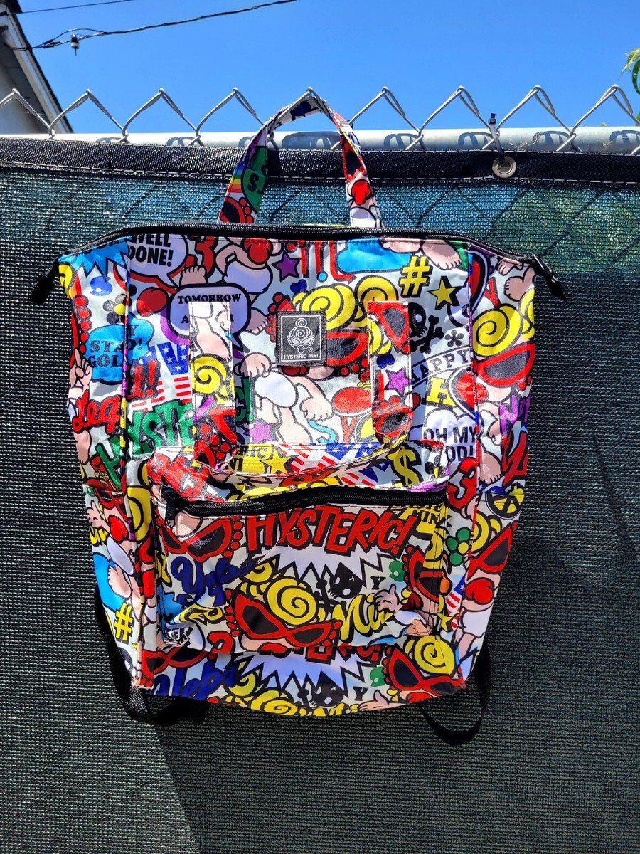 Rare HYSTERIC GLAMOUR Baby All Over Print Mini Backpack Streetwear