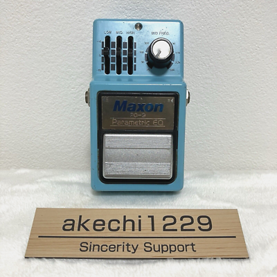 Maxon PQ-9 Parametric EQ Equalizer Effect Pedal Made in Japan