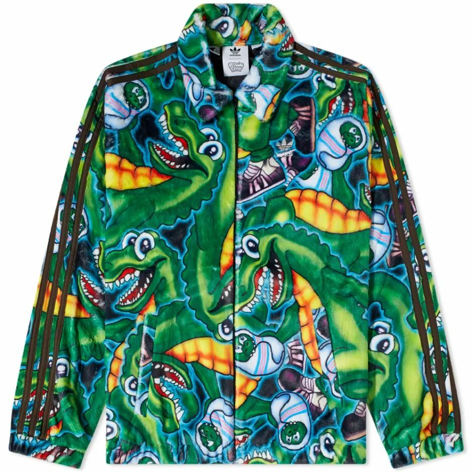 NEW MEN'S ADIDAS ORIGINALS KERWIN FROST TREFOIL CROCODILE JACKET