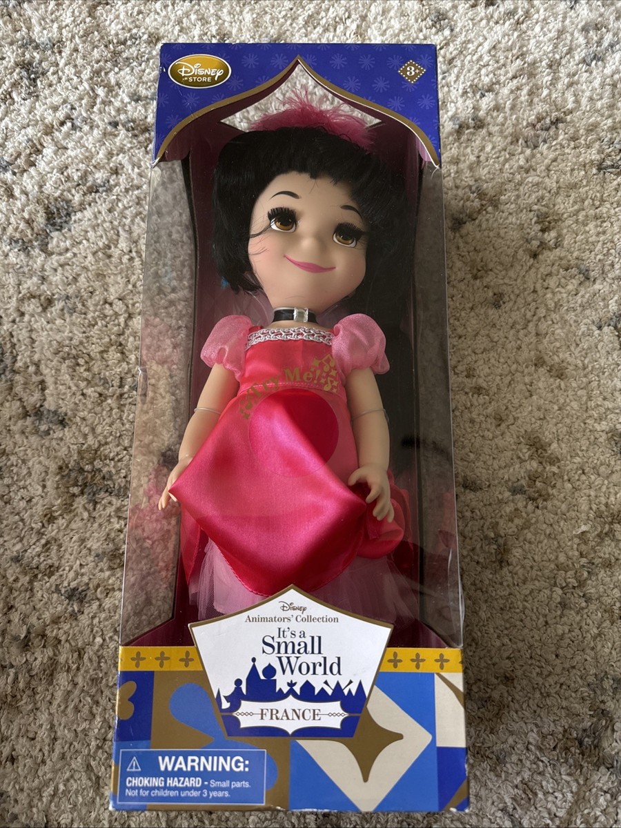 Disney Animators Collection It's A Small World Doll, France NEW IN