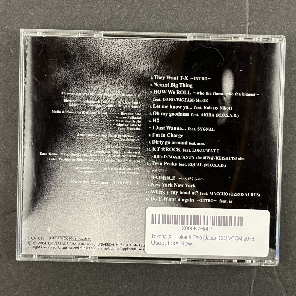 Tokona-X: Teio JAPAN CD (Def Jam Japan, 2004) | eBay