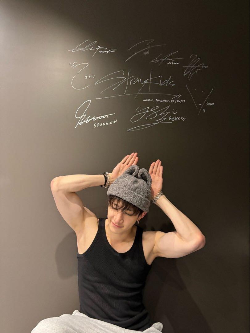 StrayKids Wolf Chan バンチャン ボアキャップ BOA CAP ボアキャップ