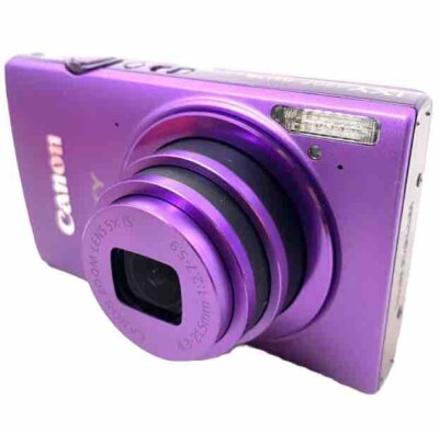Canon IXY 430F 430 F 16.1 MP Compact Digital Camera Silver Purple
