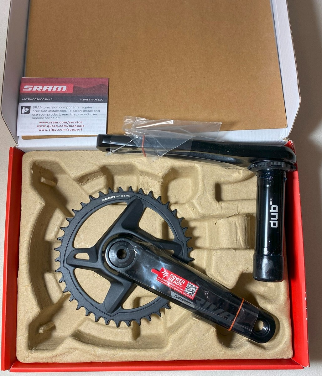 SRAM Rival 1 D1 AXS 12-spd DUB Wide Crankset 1x 40T 170mm | eBay