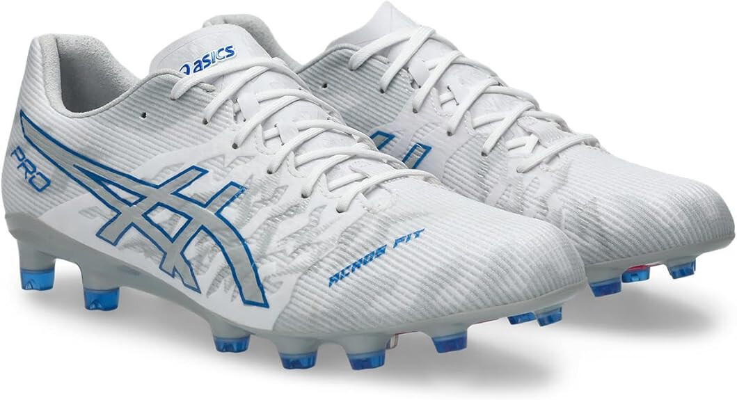 ASICS Soccer Shoes DS LIGHT ACROS PRO 3 White Blue 1101A071 US8