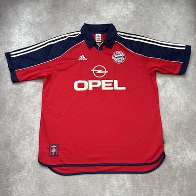 Vintage FC Bayern München Jersey Mens XL Bundesliga Soccer Adidas