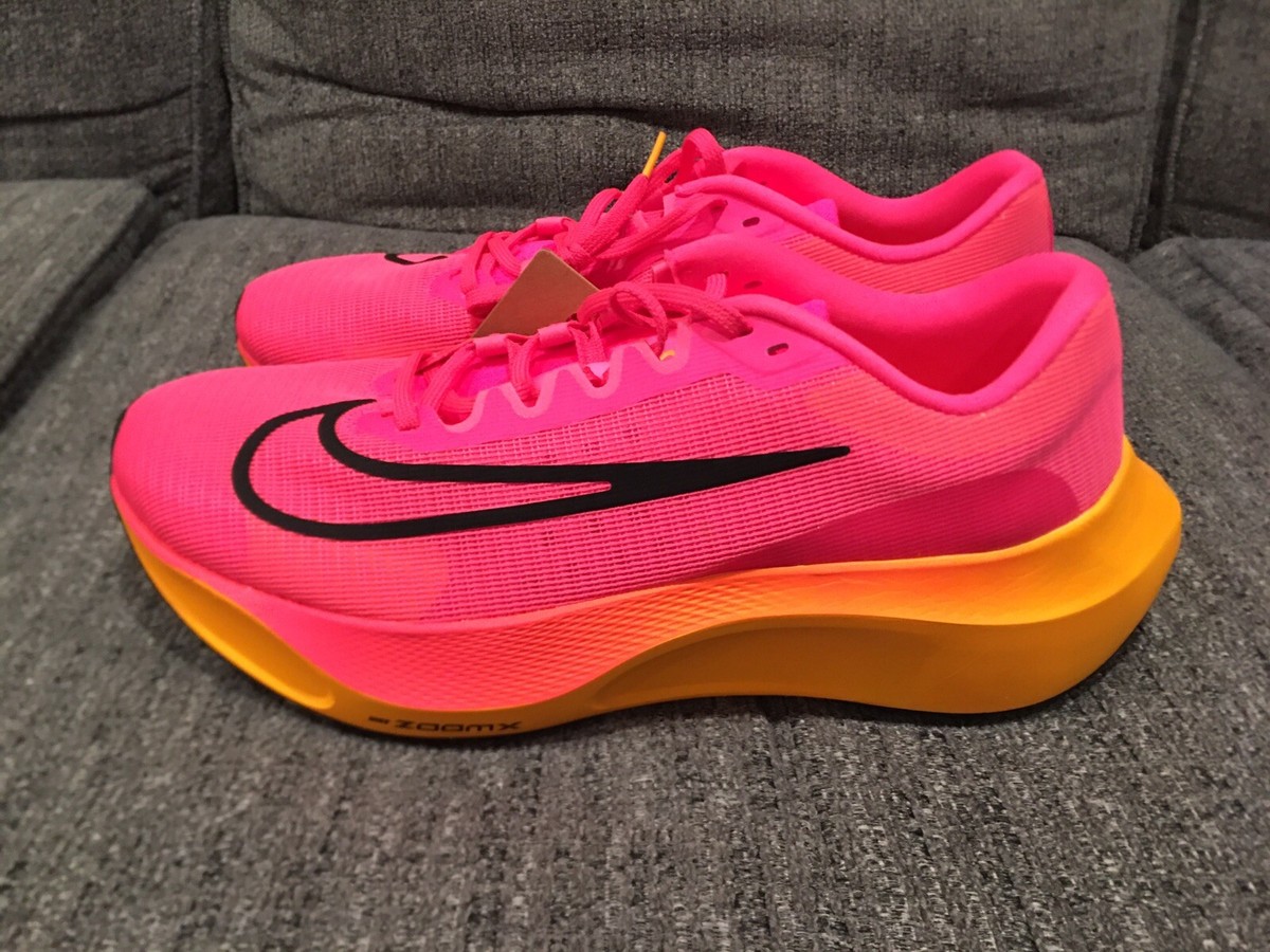 Nike Zoom Fly 5 Running Shoes Hyper Pink/Laser Orange Mens Size 14