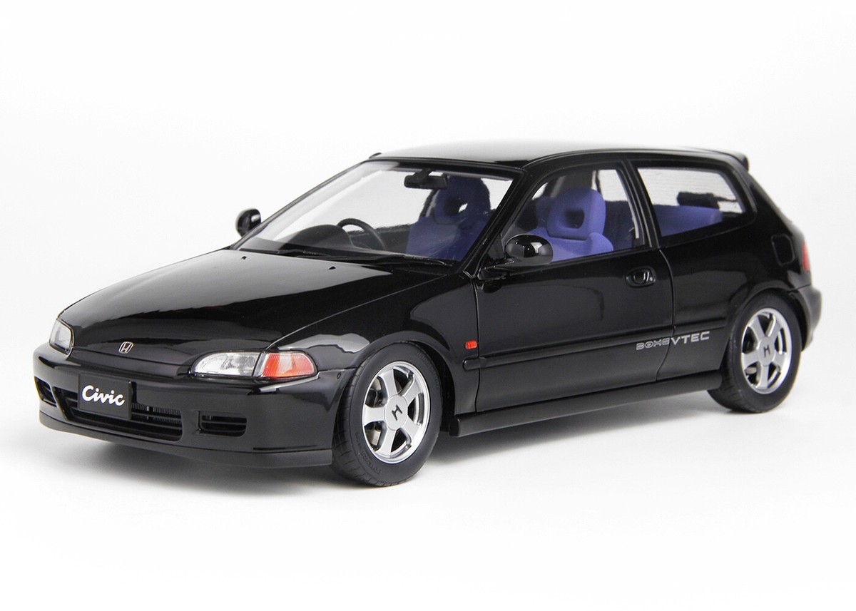 LCD Models 1:18 HONDA CIVIC SIR II (EG6) BLACK WITH OPENINGS