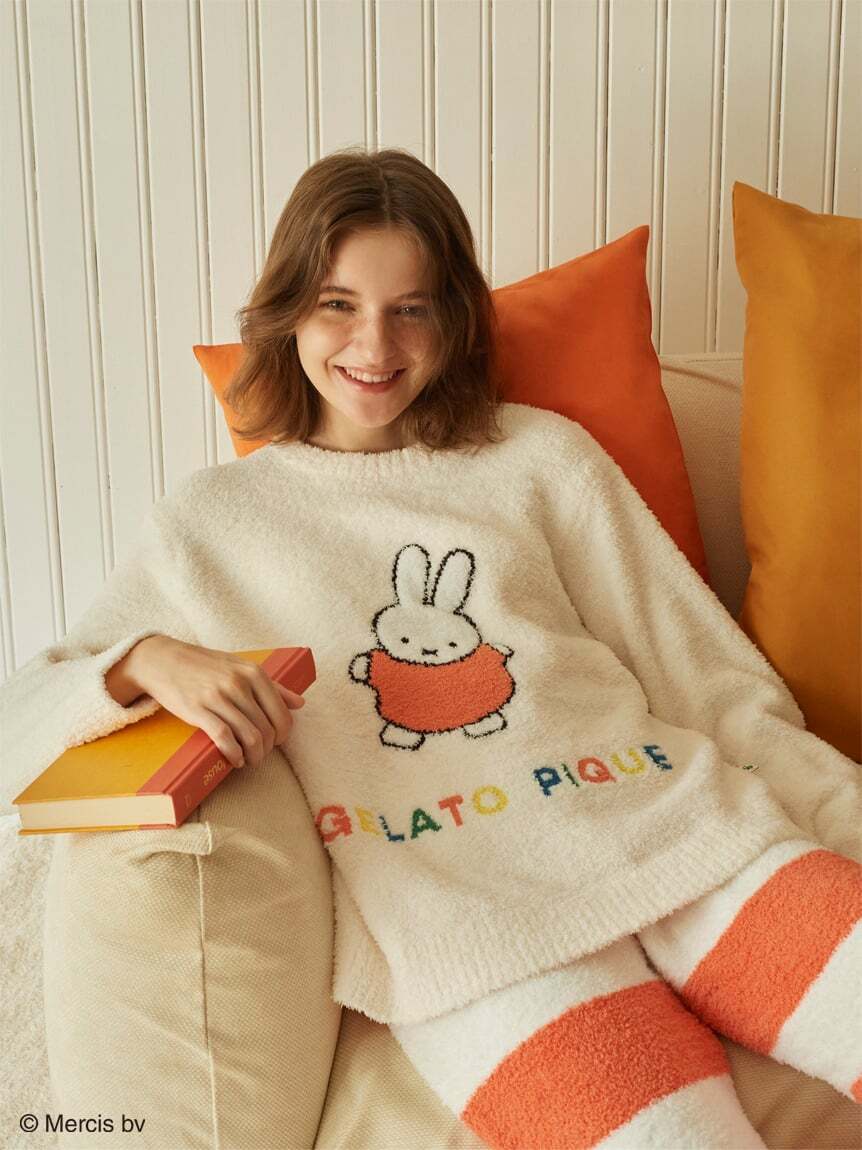 Gelato Pique Dick Bruna Miffy PAJAMA Pullover Long Pants Set