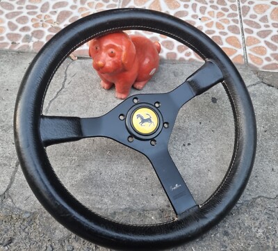 Momo Cavallino C35 KBA70022 rare Steering Wheel with MOMO Ferrari