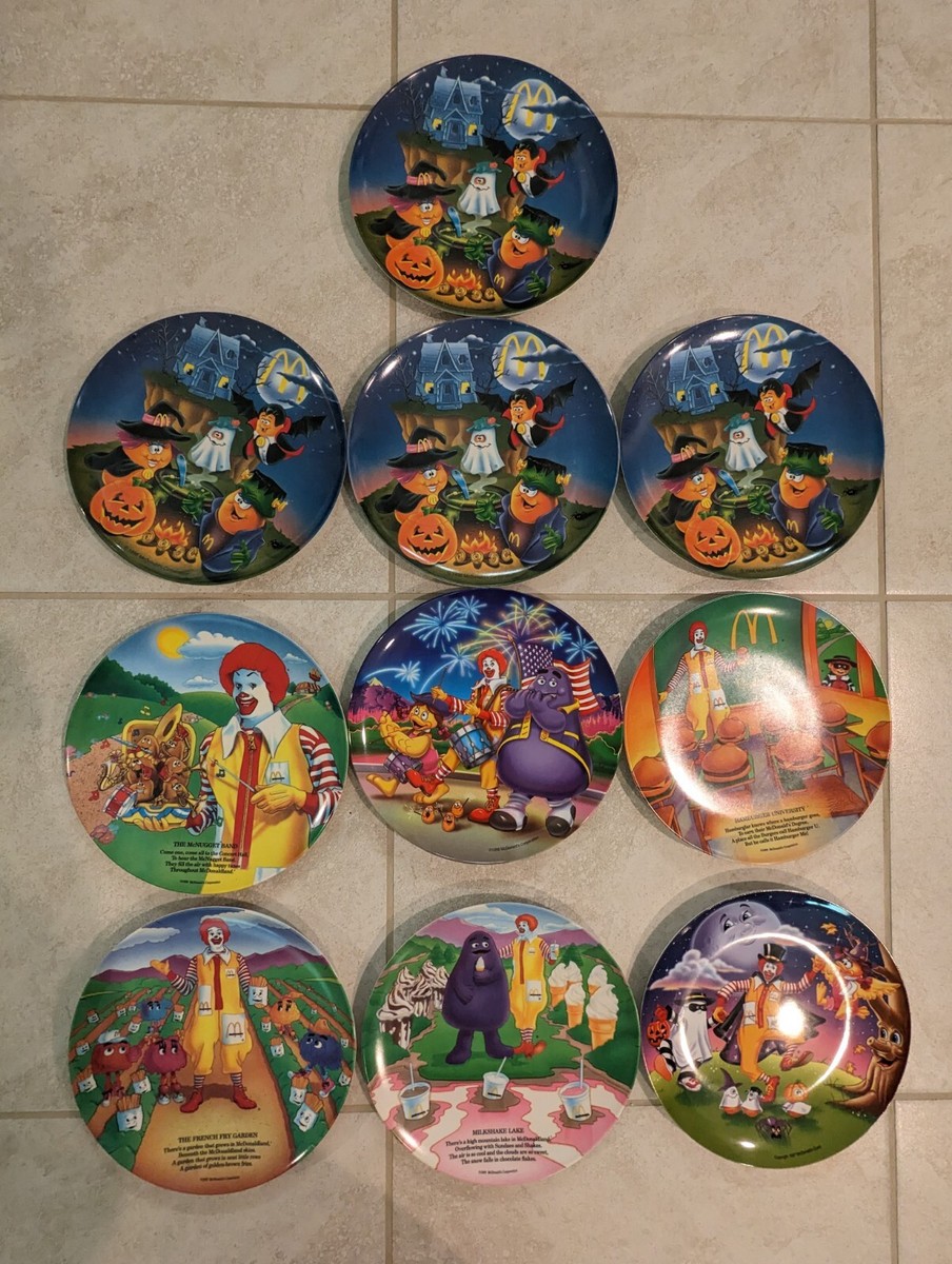 Vintage Set of 10 - 1989 McDonald's 9