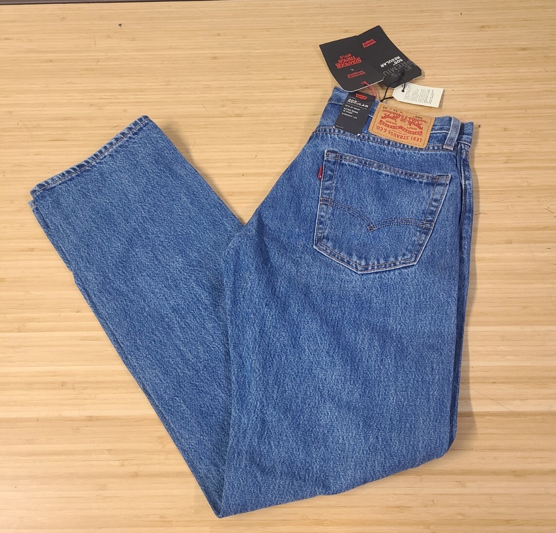 LEVIS x Stranger Things 505 Denim Blue Jeans Mens 31x32 Regular