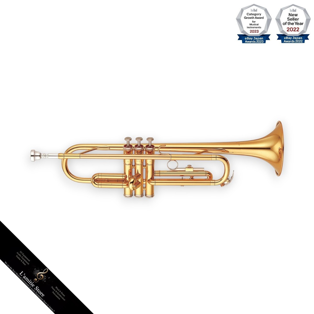 Yamaha YTR-1335 Bb Trumpet Japan YTR1335 Wind Instrument Yellow