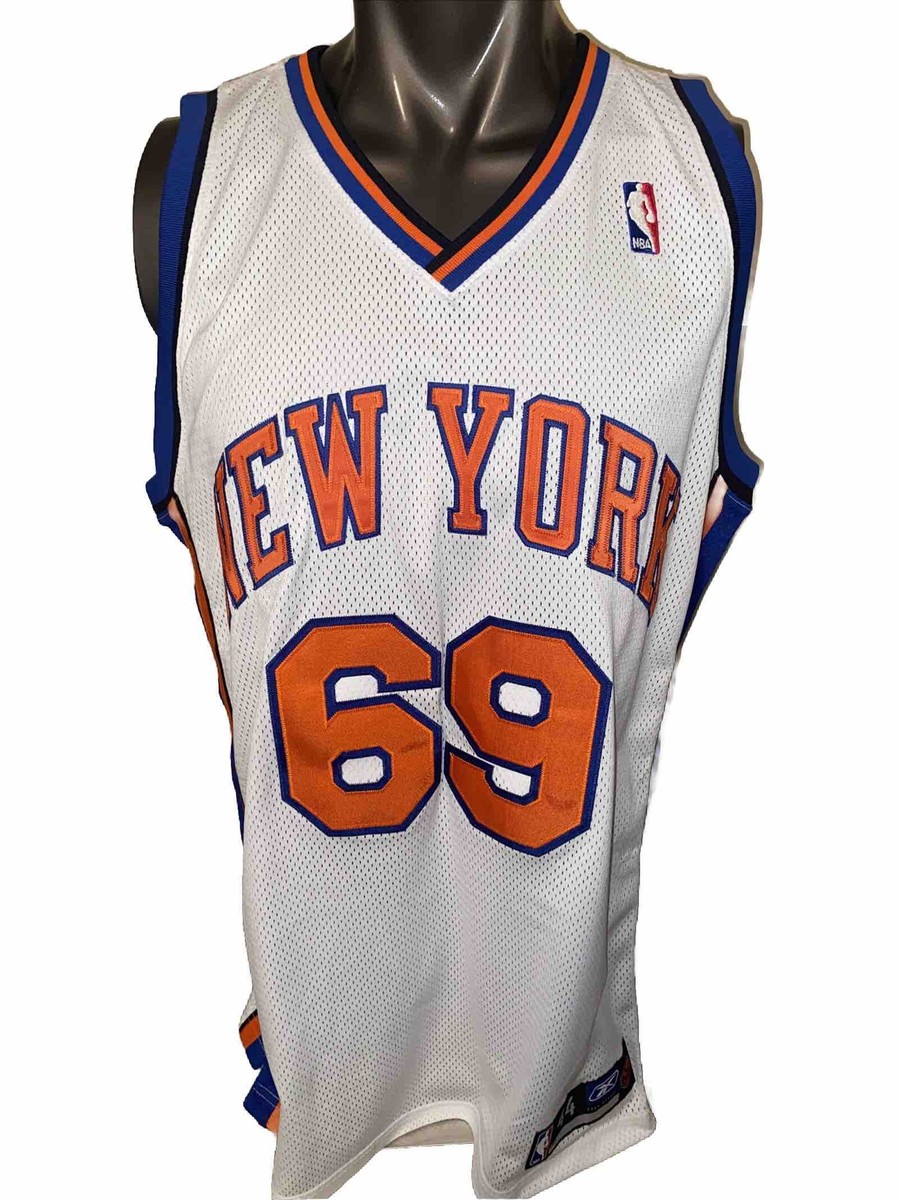 New York Knicks #69 Reebok Authentic Vintage Home Jersey Size 44