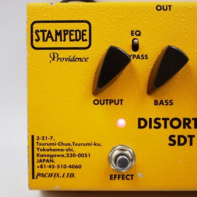 Providence SDT-1 Stampede Distortion Made in Japan Guitar Effect