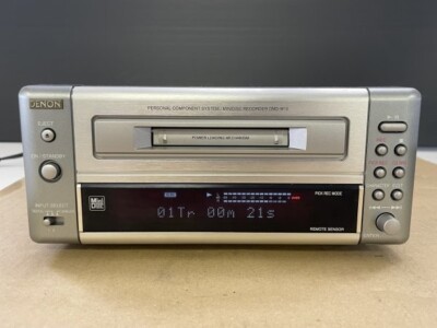 DENON DMD-M10 Mini Disk MD Recorder Player MD Deck Player w/ RC
