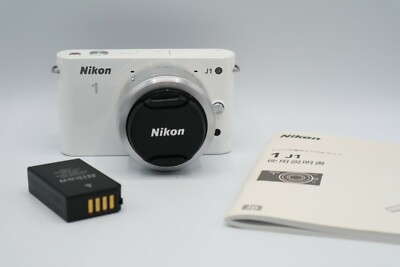 Nikon 1 J1 10.1MP Digital Camera - White(1NIKKOR 18.5mmm Lens) | eBay