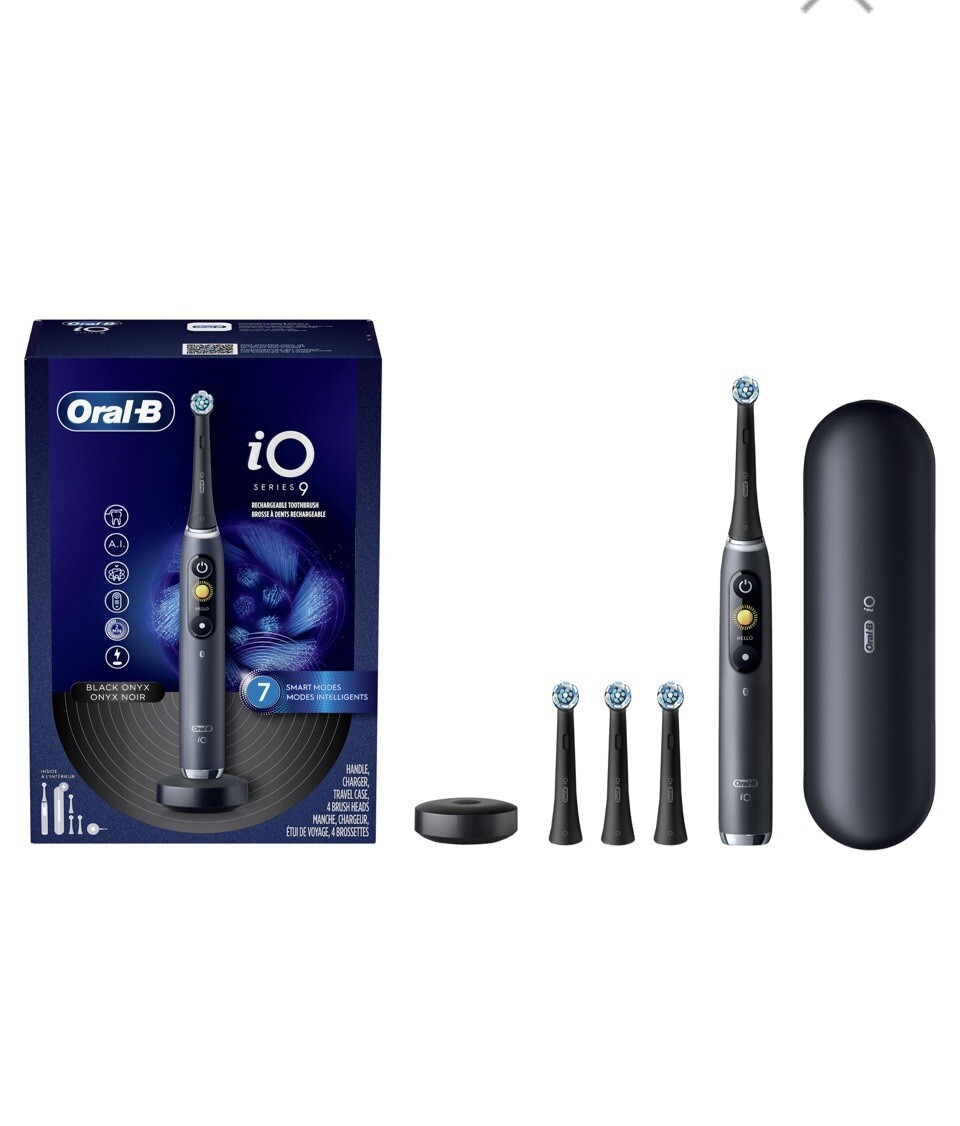Oral-B iO Series 9 Rechargeable Electric Toothbrush - Black Onyx