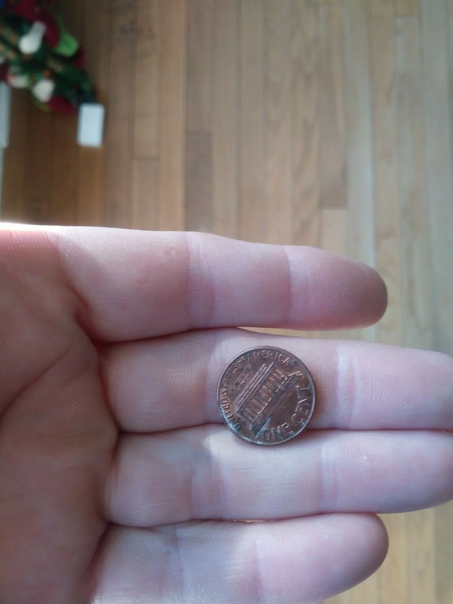 1989 small 8 Lincoln Misprint Penny super rare 1 of 1 smooshed 8