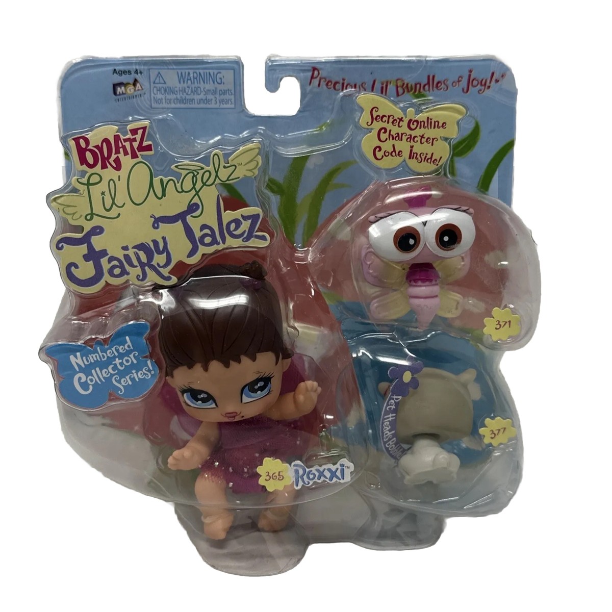 Bratz lil Angelz Babyz Fairy Talez Roxxi #365 #371 #377 Bobble