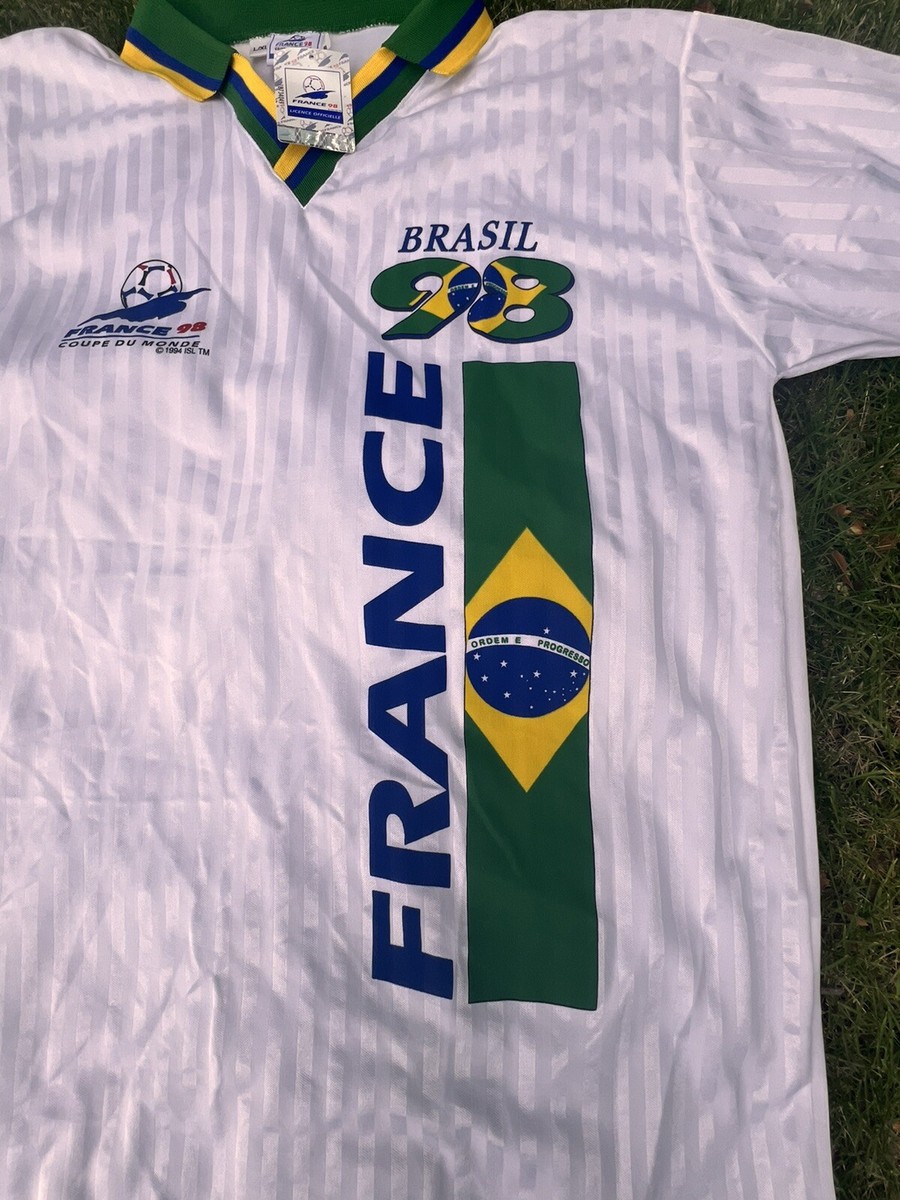 Brazil World Cup France 1998 Jersey Fan Football Official License