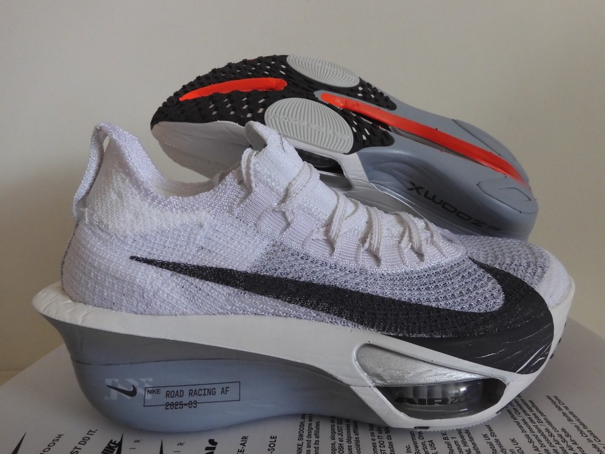 Nike Air Zoom Alphafly Next% 3 White-Gridiron-Platinum Womens Sz 7